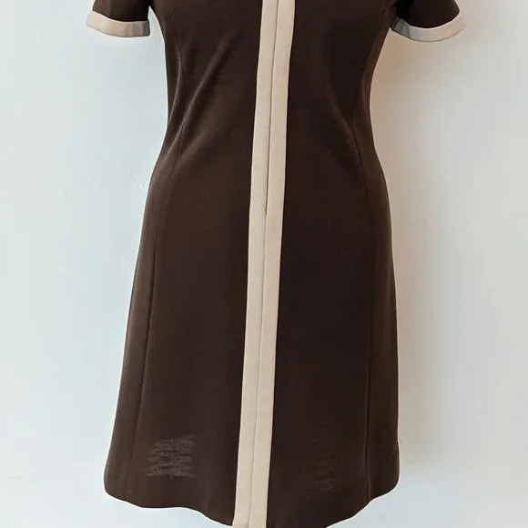 Super Mod! Vintage Fitted Dress - 1960s - Picture 2 of 10